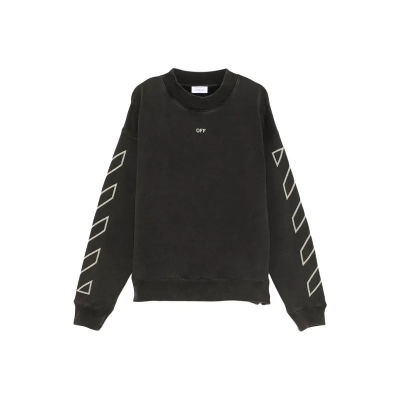 OFF WHITE Logo Printed Crewneck Sweatshirt-0