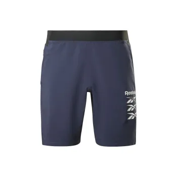 Reebok Epic Lightweight Graphic Sports Shorts Men's Marine Blue