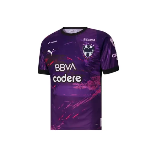 PUMA Soccer Jerseys Men Black Purple