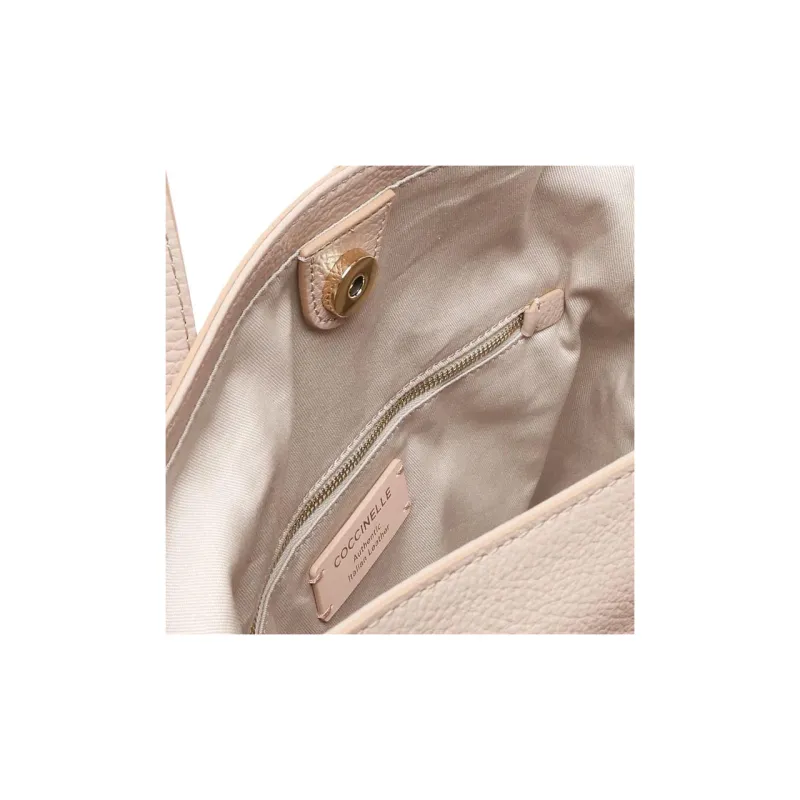 COCCINELLE Logo Patch Belted Detail Tote Bag-3