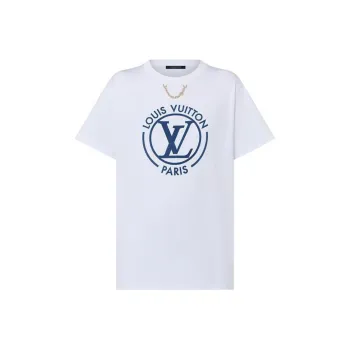 LOUIS VUITTON Flocked Lv T Shirt