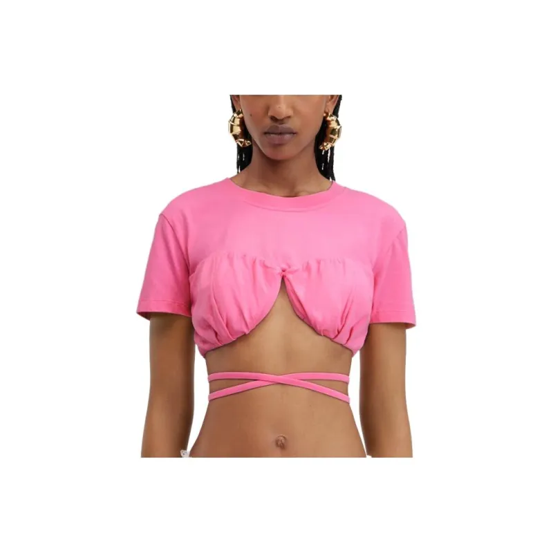 Jacquemus Le T Shirt Baci 'Black'-0