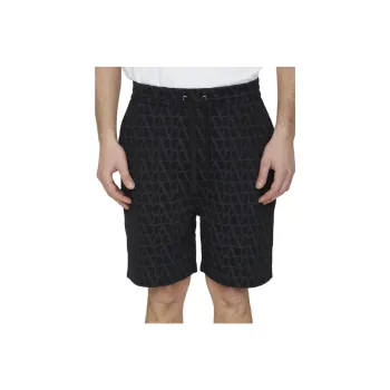 Valentino Casual Shorts Men's Black