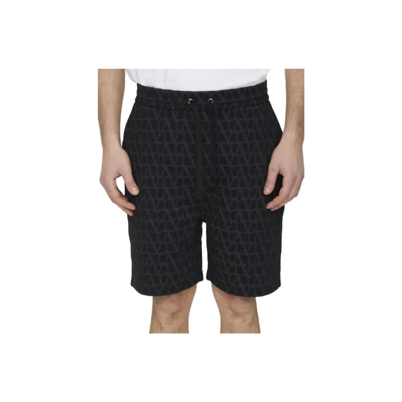 Valentino Casual Shorts Men's Black-0