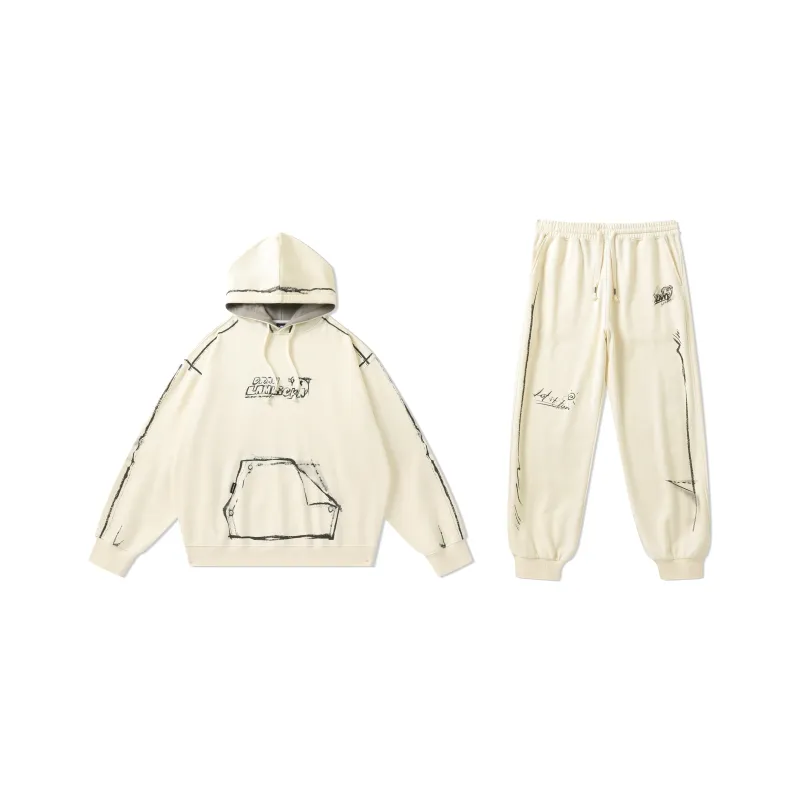 LAMLICKA Sweatshirt Sets Unisex-0