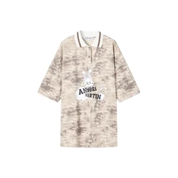 ANDREA MARTIN T Shirt Unisex Camouflage Multicolor