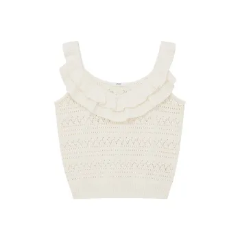 D'zzit Tank Tops Women's Ecru