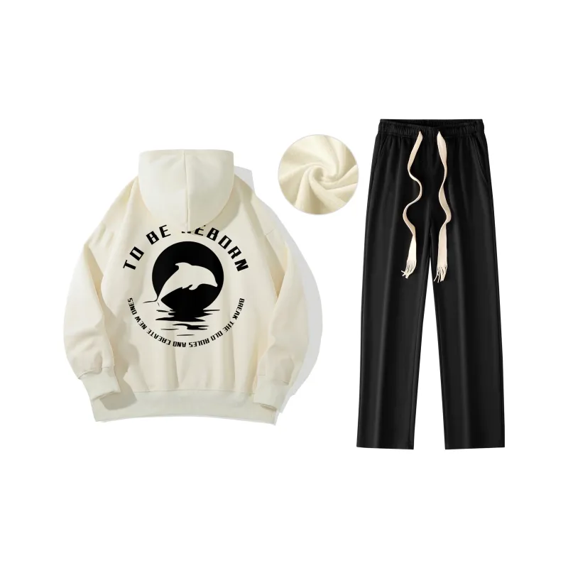 B.X Sweatshirt Sets Unisex-19