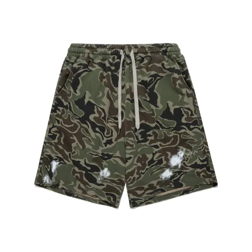 Guuka Knee Length Pants Men's Army Green