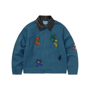 Thisisneverthat X Grateful Dead Jackets Unisex Blue