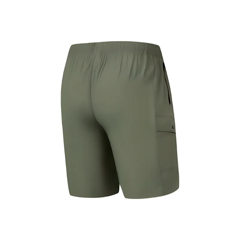QIAODAN Men's Training Series Casual Shorts Men's Mountain Dove Green-1