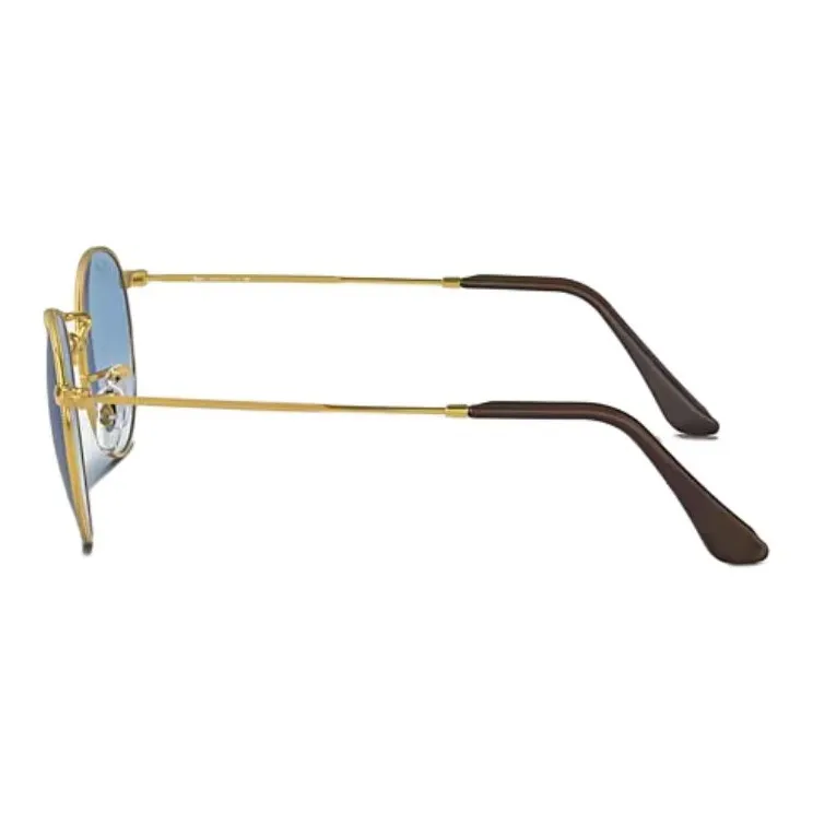 RayBan Metal Round Sunglasses Unisex Gold-2