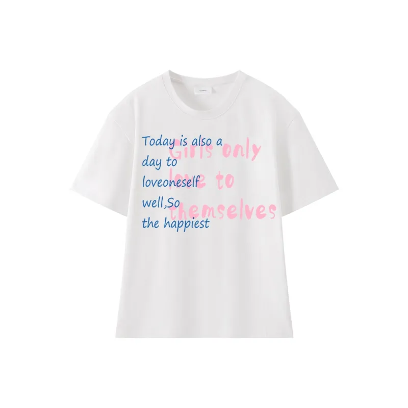 Urban Beauty Drop Shoulder Sleeve T Shirt Women's-4