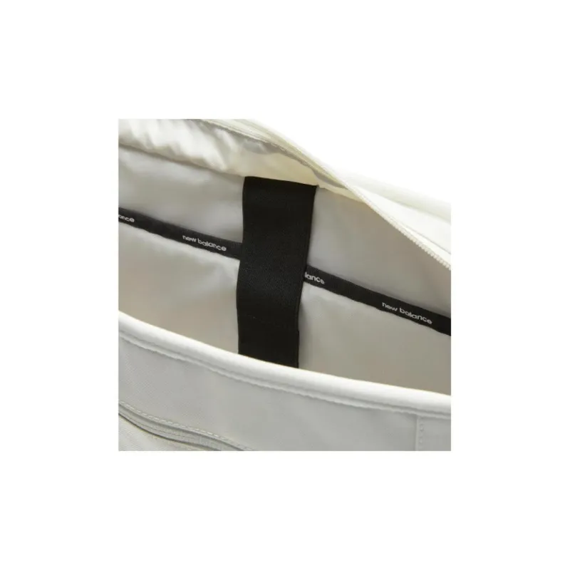 New Balance Nylon Shoulder Bag, Crossbody Bag, Handbag Medium Size Unisex Cream-8