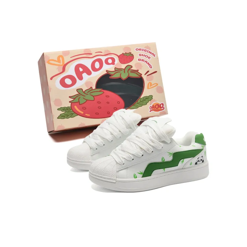 OAOQ Abrasion Resistant Lightweight Breathable Height Increasing Low Top Skateboard Shoes Unisex-7