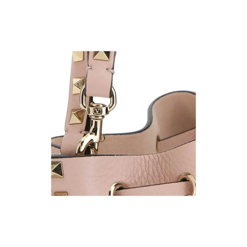 Rockstud Drawstring Bucket Bag-4