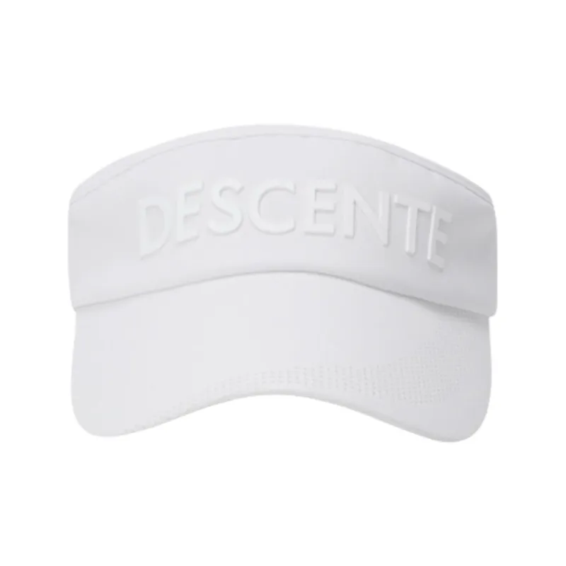 DESCENTE Polyester, Polyurethane Sun Protection Hats Women's White-3
