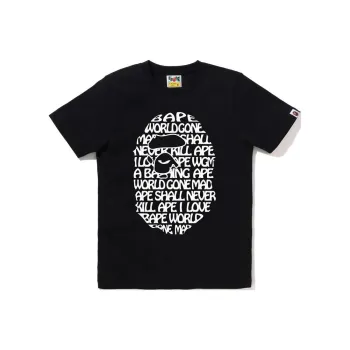 A BATHING APE Xxv Anniversary Ape Head Tee White/Red