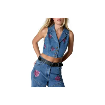 NASTY GAL Tank Tops Women's Blue