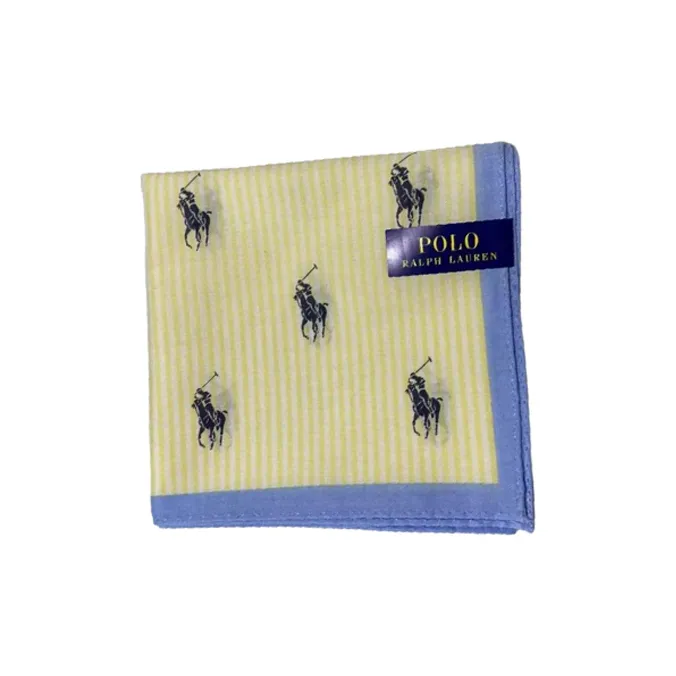 Polo Ralph Lauren Silk Scarves Unisex Yellow-0