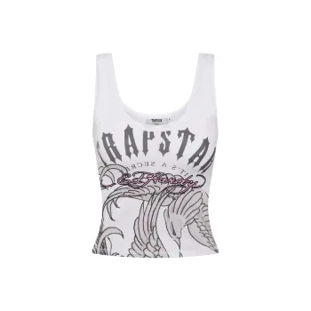 Ed Hardy x Trapstar Trapstar Collaboration FW24 Tank Tops Women's White