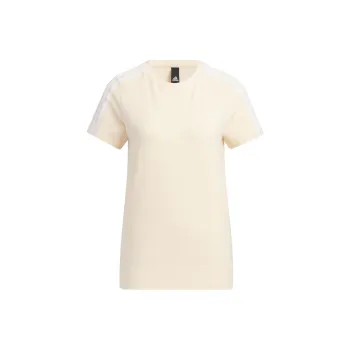 Adidas T Shirt Women's Beige Yellow