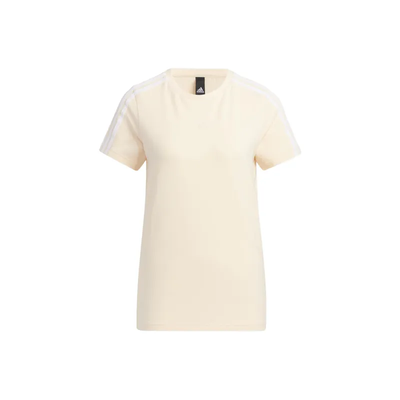Adidas T Shirt Women's Beige Yellow-0
