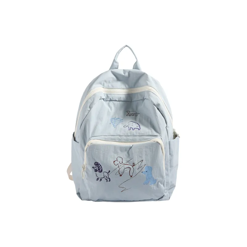 SUN EARTH &U Nylon Fabric Backpack Women's Multicolor-1