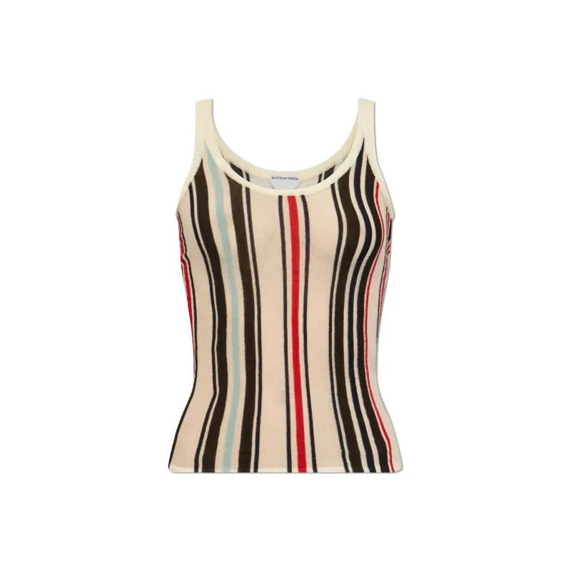 Bottega Veneta Striped Pattern Top-0