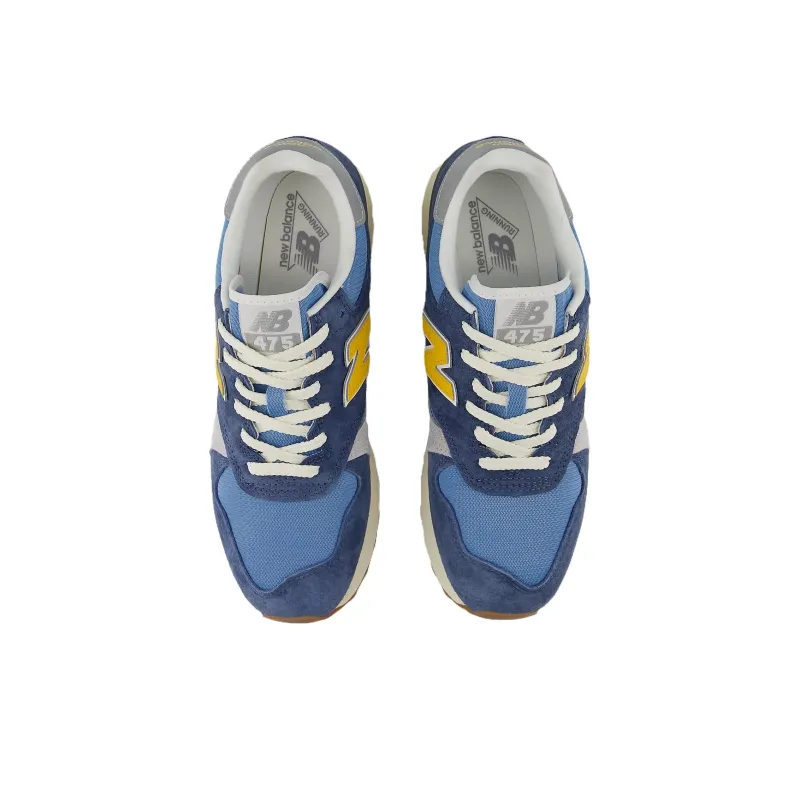 New Balance NB 475 Cushioning, Wear Resistant Low Top Casual Running Shoes Unisex Blue-3