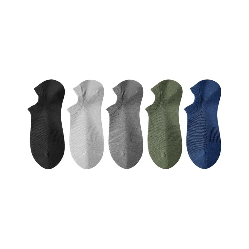 LUYOUYE No Show Socks Men's 5 Pack-24