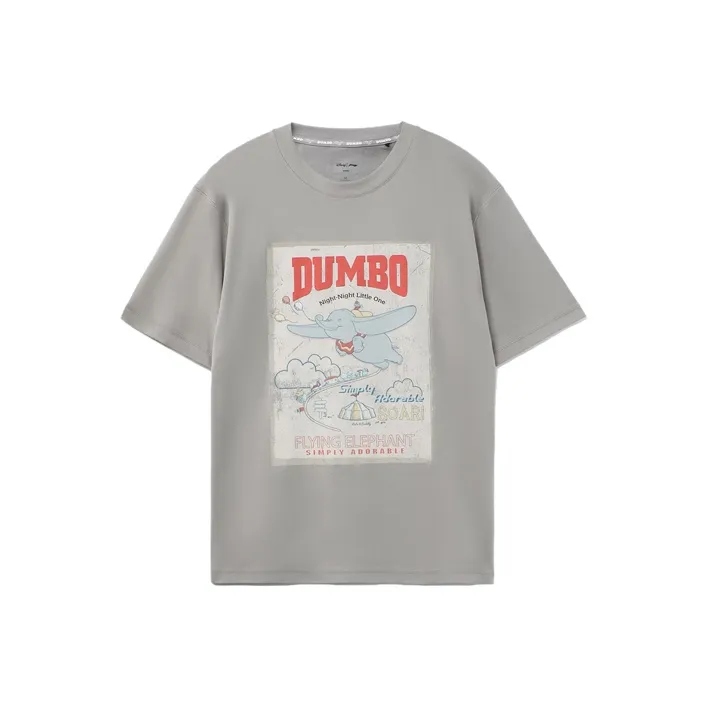 LiNing x Disney T Shirt Women's Frost Gray-0
