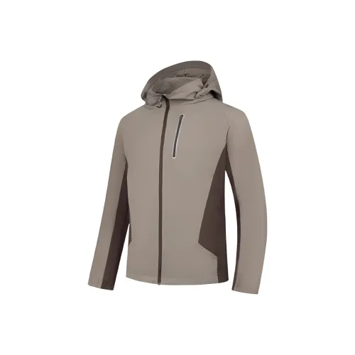QIAODAN Sports Life Collection Trench Coat Men's Dry Field Khaki