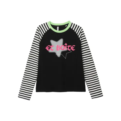 FAWENXIANGZI T Shirt Women's Black