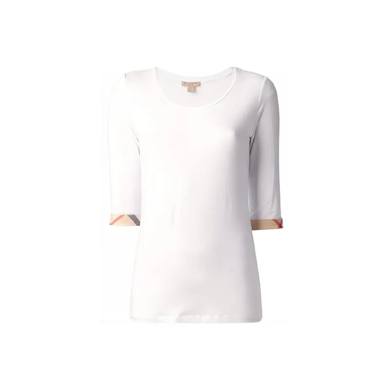 Burberry T Shirts Women's White-0