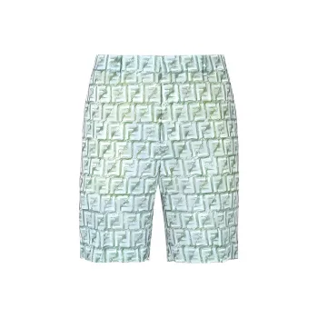 FENDI All Over Ff Printed Belt looped Shorts
