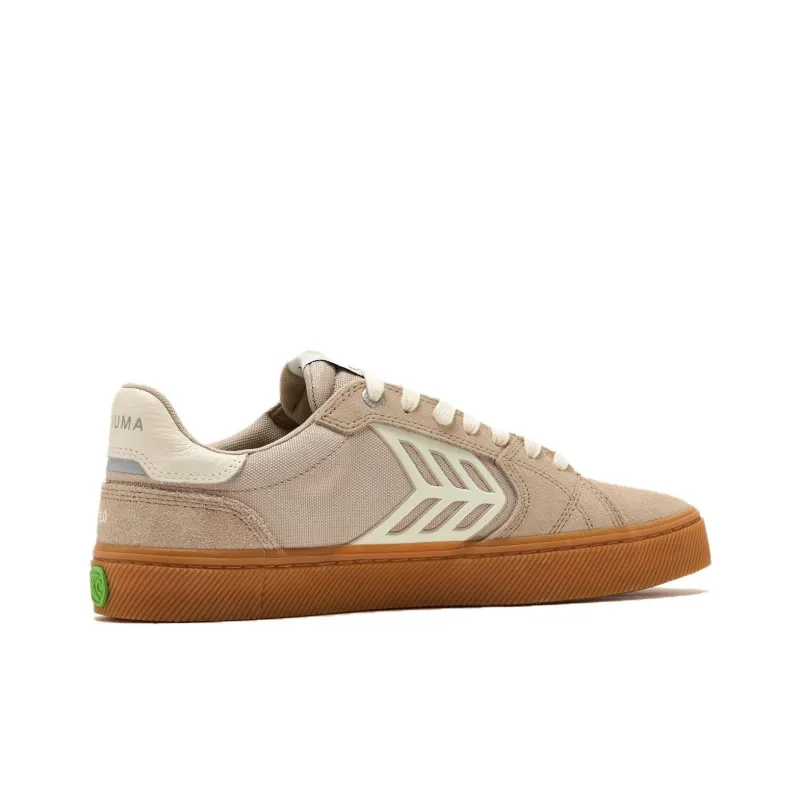 CARIUMA Catiba Pro Abrasion Resistant Low Top Skateboard Shoes Men's Greige-2