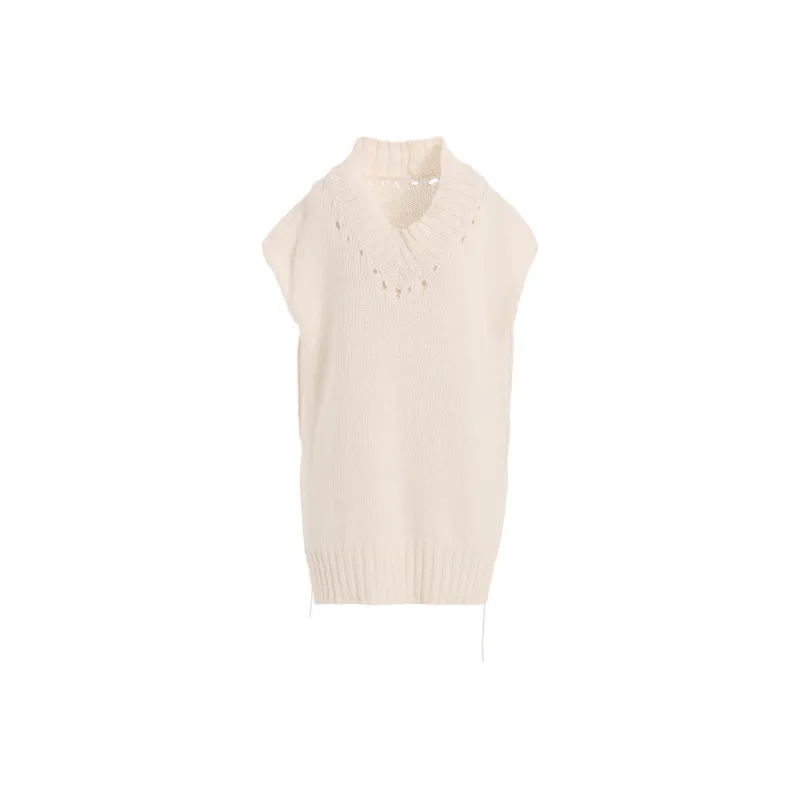 Yohji Yamamoto V neck Top-0