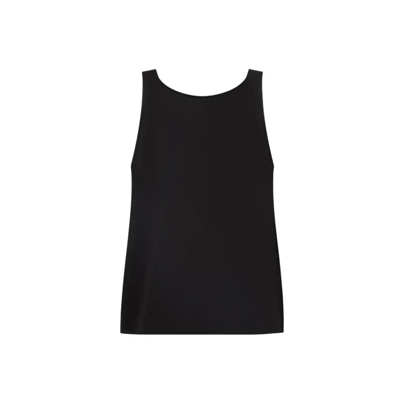 EMPORIO ARMANI Top With Fluid Crêpe Panel At The Back-0