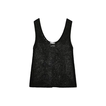 Massimo Dutti Tank Top Women's Black