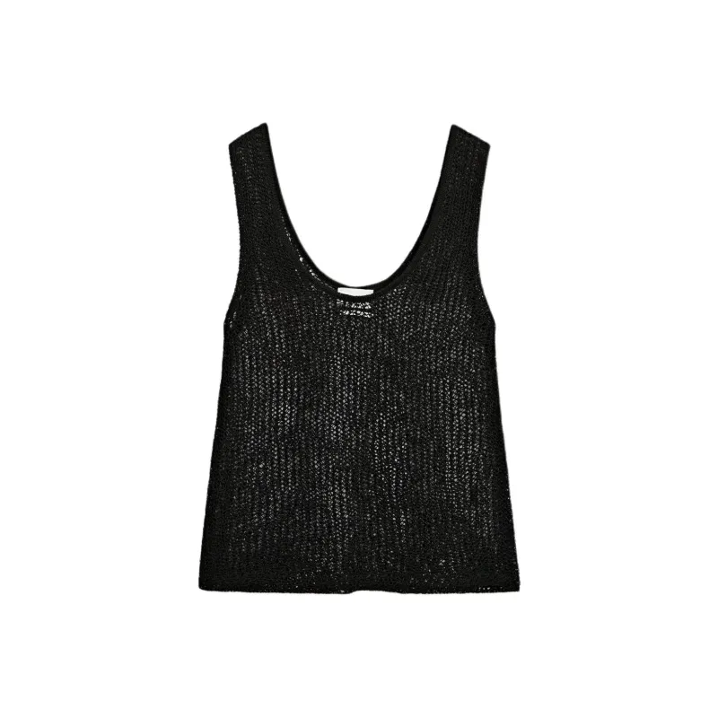 Massimo Dutti Tank Top Women's Black-0