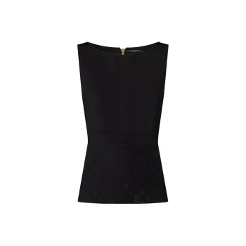 LOUIS VUITTON FW24 Tank Tops Women's Black