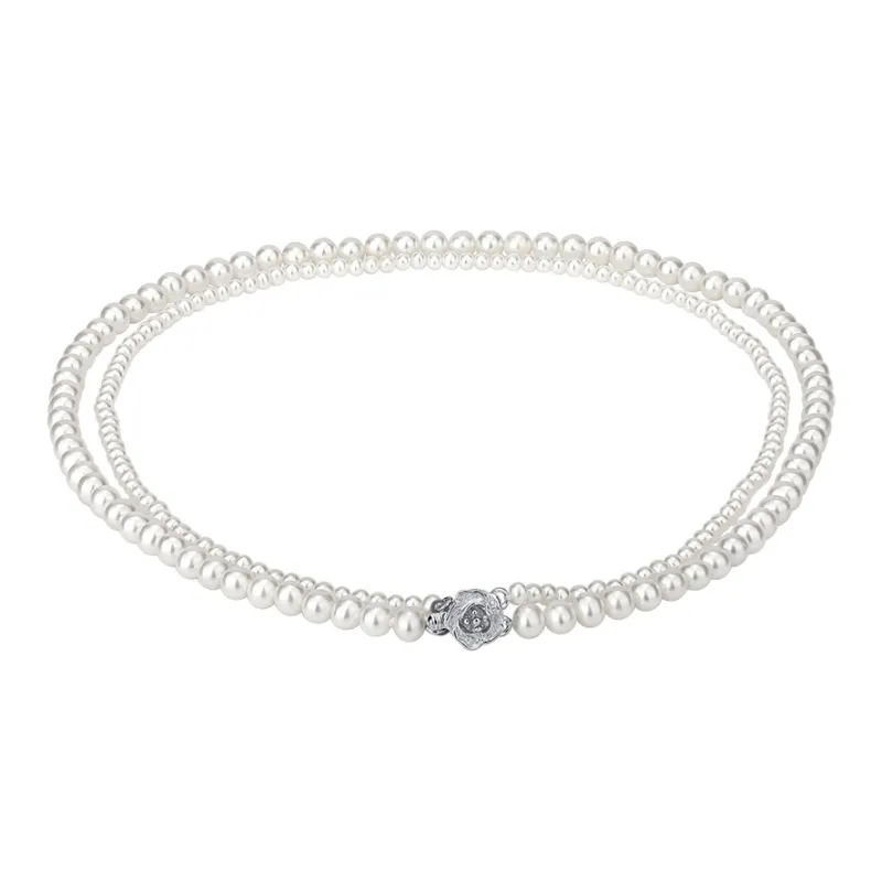 Lao Feng Xiang Pearl Necklaces Women's-0