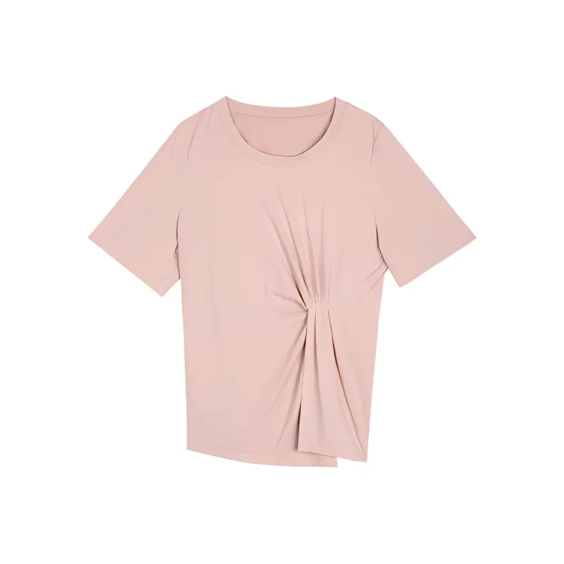 Big faced T Shirts Women's Peach Blossom Pink Color-0