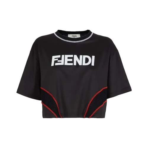 FENDI SS23 Crop Top Women's Black