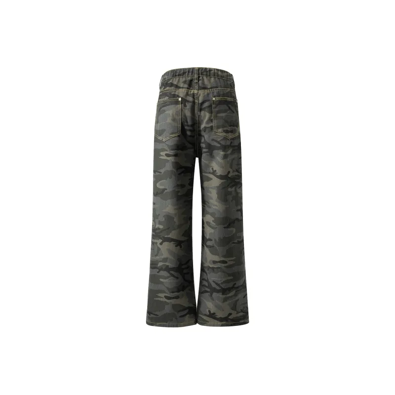 R.super Jeans Unisex Army Green-2