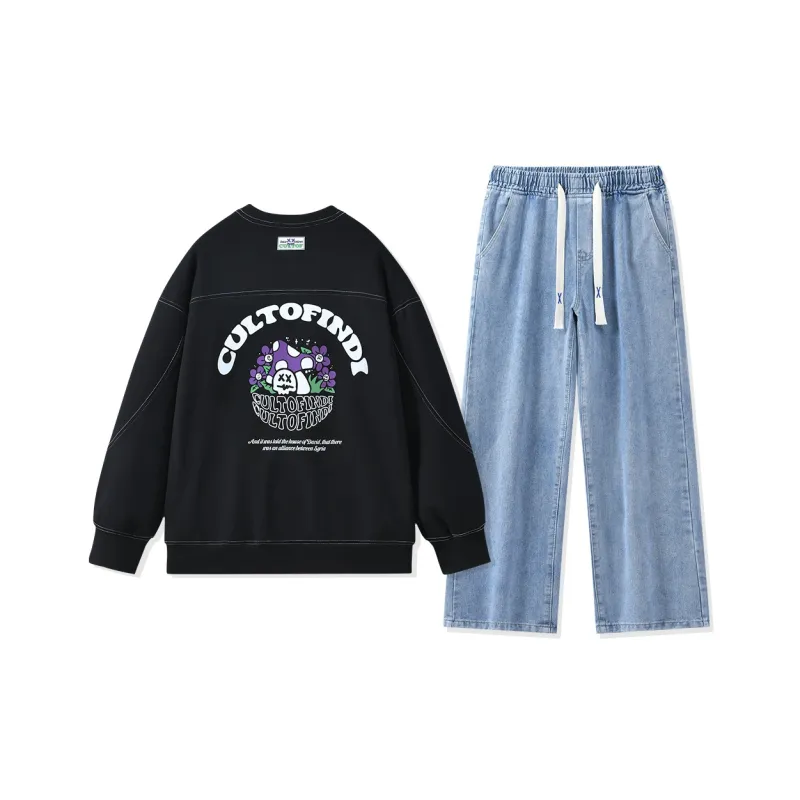 CULT OF INDIVIDUALITY Sweatshirt Sets Unisex-10