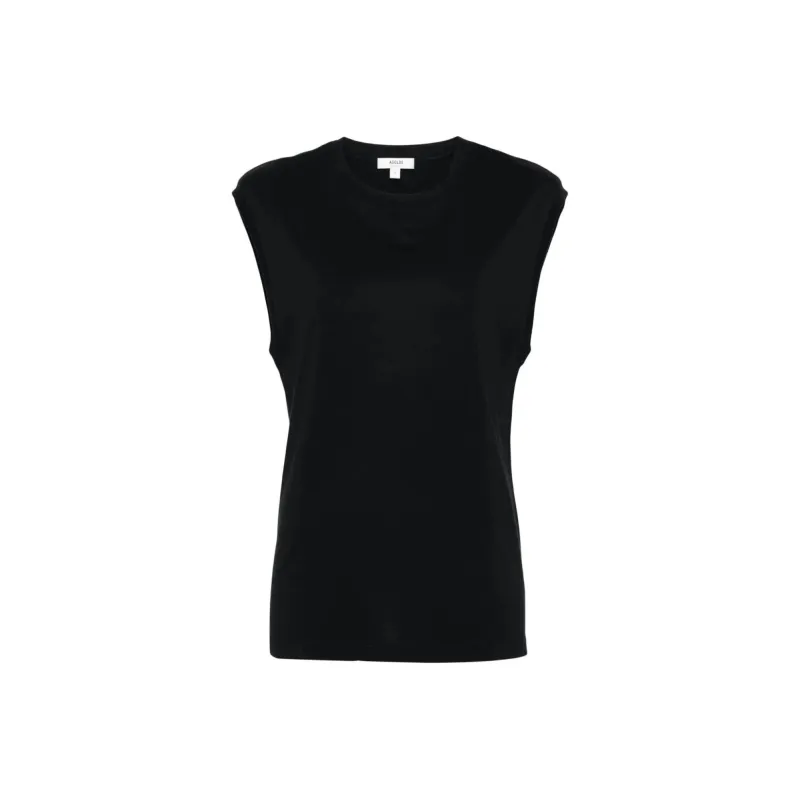 AGOLDE Crew neck Cotton Tank Top-0