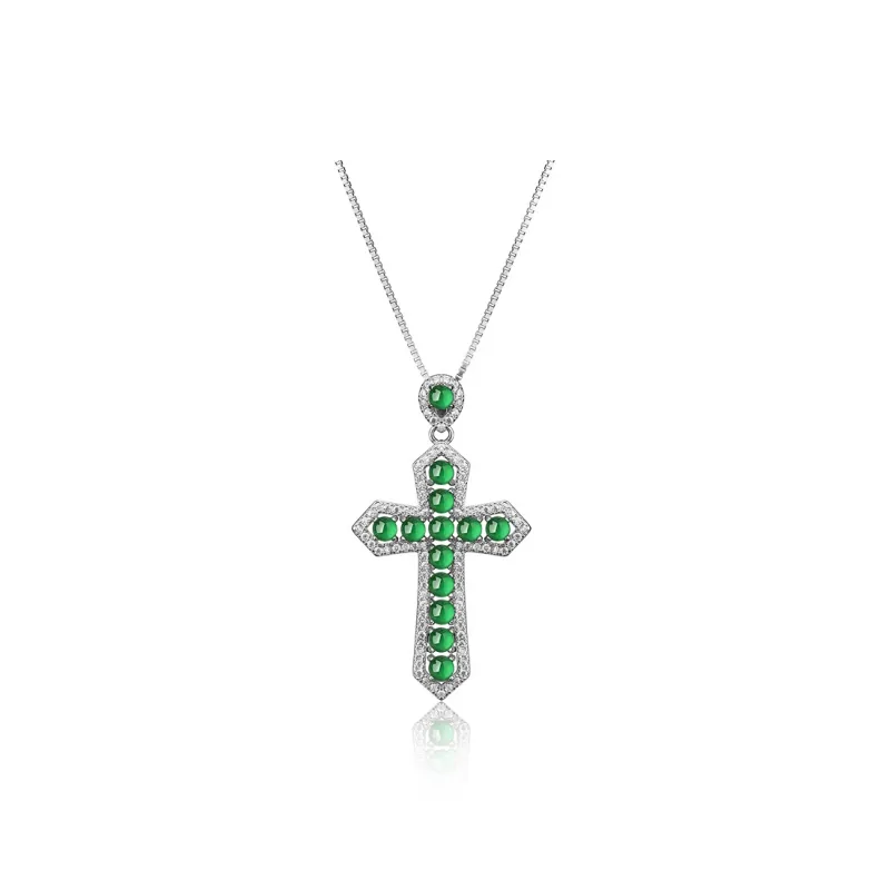 MUXIYUAN Glass Type Jade Necklaces Unisex-0