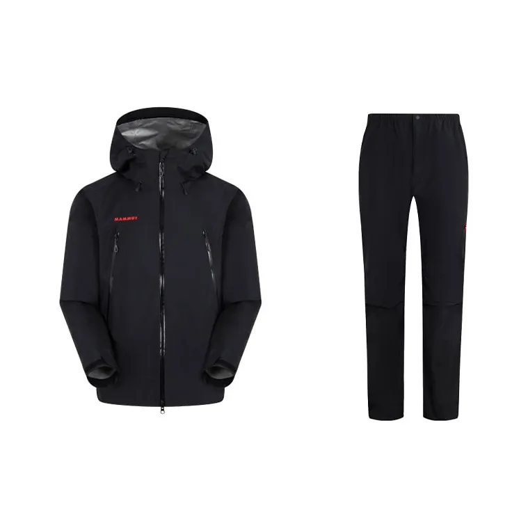 MAMMUT Casual Sportswear Men's Black Patchwork-0
